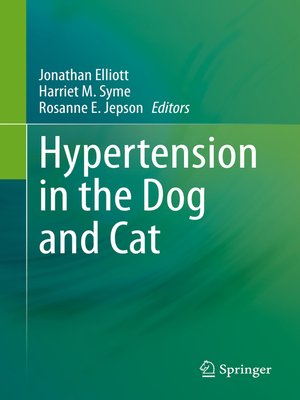 cover image of Hypertension in the Dog and Cat